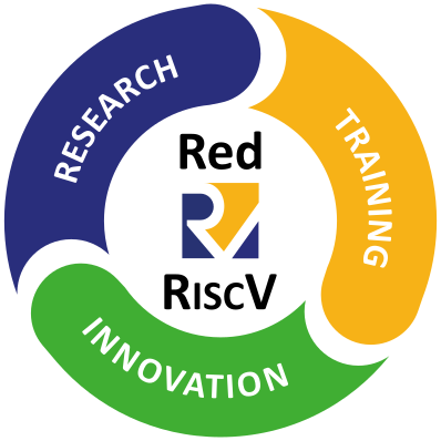 Red RISCV logo
